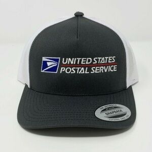 Postal Office Logo Adjustable Trucker Hat United States Postal Office Navy logo